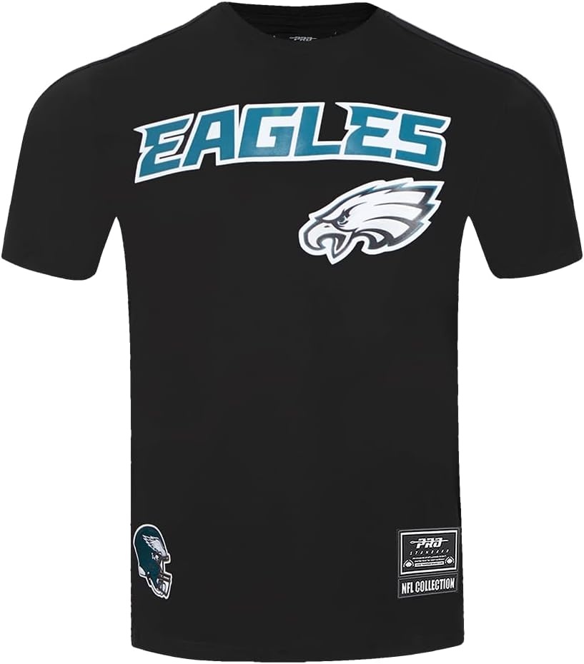 image:imagePro Standard Mens NFL Mesh Cotton Single Jersey Taping TeeBlack