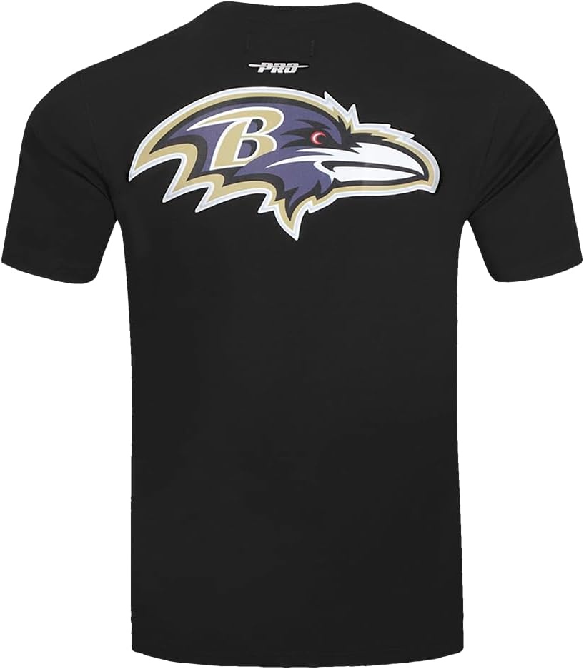 image:imagePro Standard Mens NFL Mesh Cotton Single Jersey Taping TeeBlack