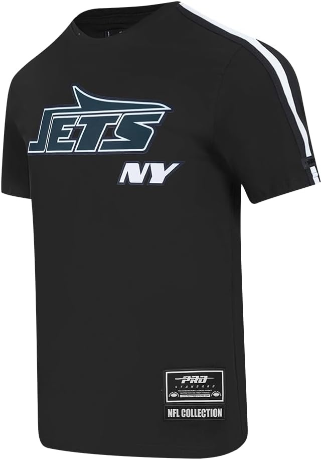 image:imagePro Standard Mens NFL Mesh Cotton Single Jersey Taping TeeBlack