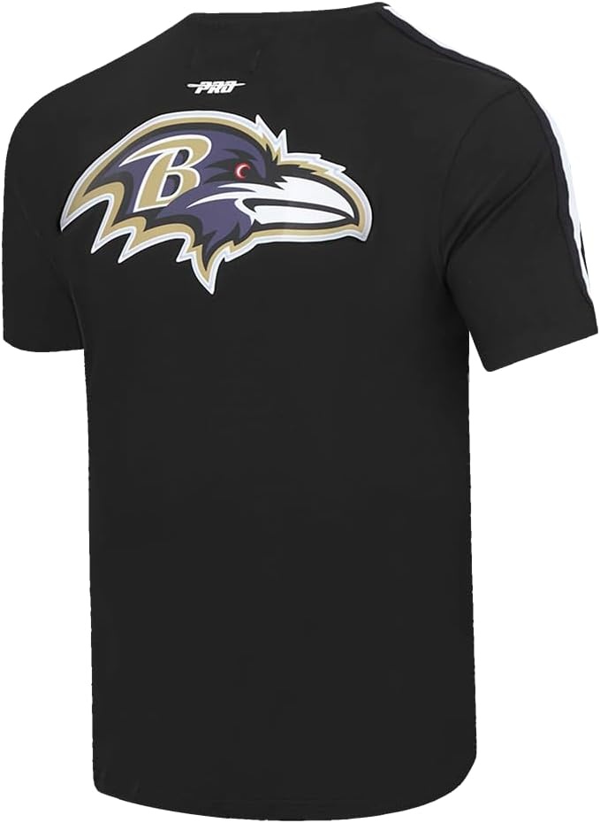 image:imagePro Standard Mens NFL Mesh Cotton Single Jersey Taping TeeBlack