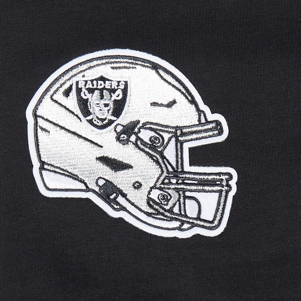 image:imagePro Standard Mens NFL Mesh Cotton Single Jersey Taping TeeBlackGray
