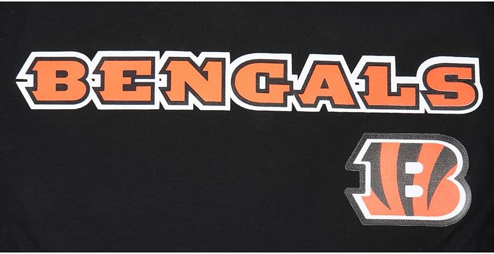 image:imagePro Standard Mens NFL Mesh Cotton Single Jersey Taping TeeBlackOrange