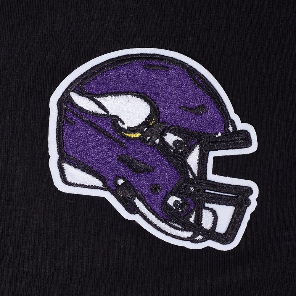 image:imagePro Standard Mens NFL Mesh Cotton Single Jersey Taping TeeBlackPurple