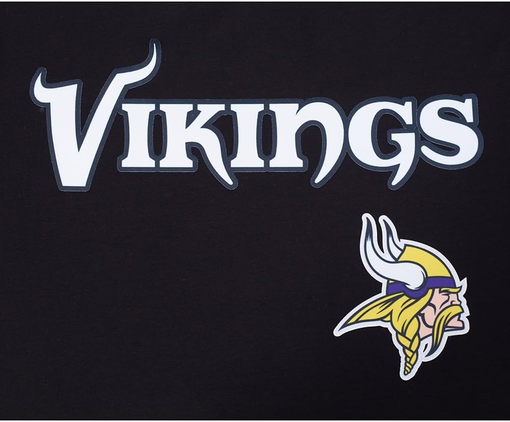 image:imagePro Standard Mens NFL Mesh Cotton Single Jersey Taping TeeBlackPurple
