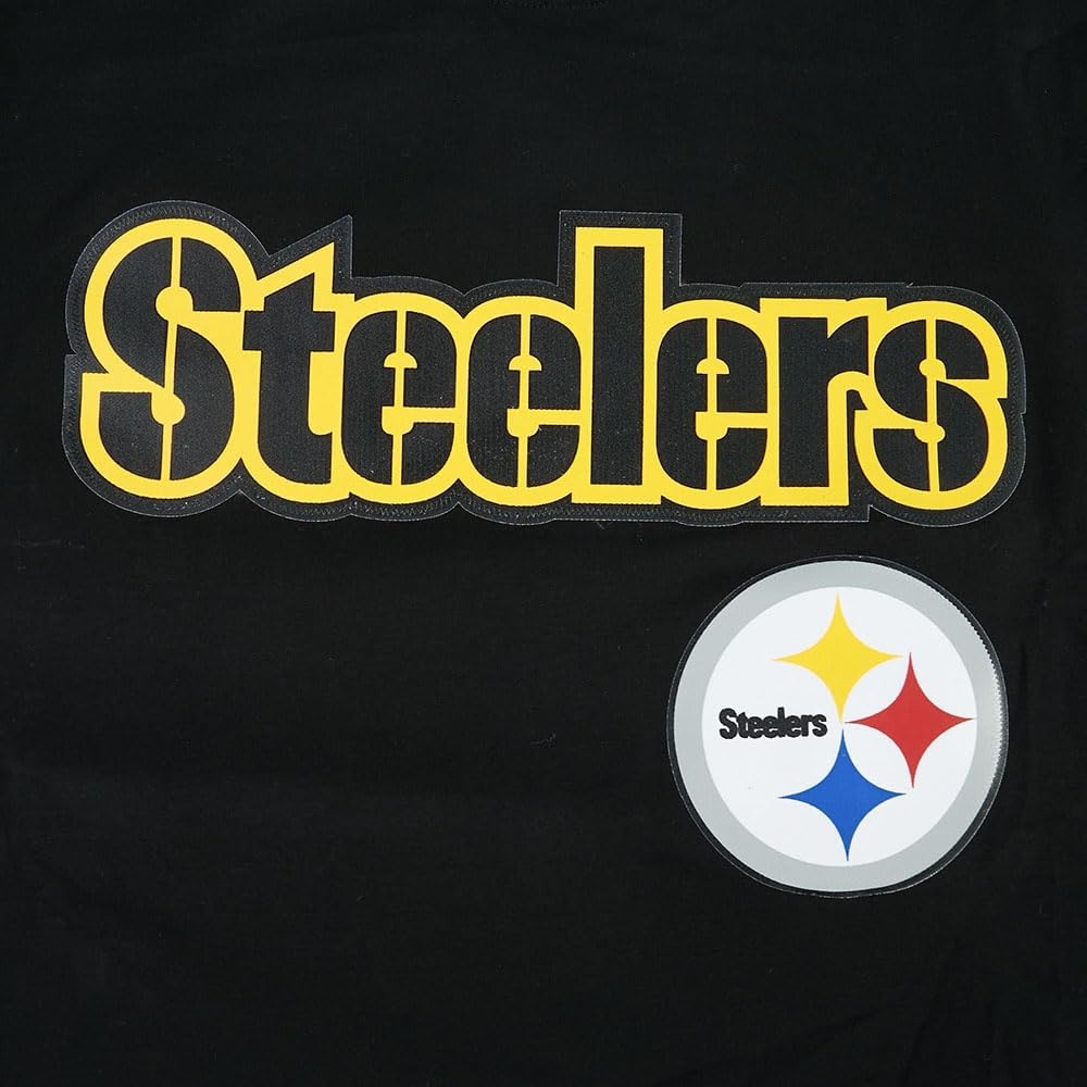image:imagePro Standard Mens NFL Mesh Cotton Single Jersey Taping TeeBlackYellow
