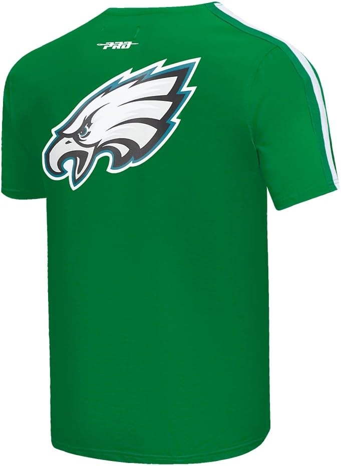 image:imagePro Standard Mens NFL Mesh Cotton Single Jersey Taping TeeKelly Green