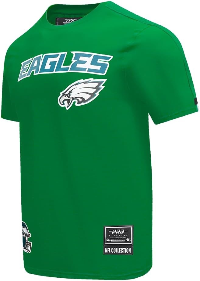image:imagePro Standard Mens NFL Mesh Cotton Single Jersey Taping TeeKelly Green