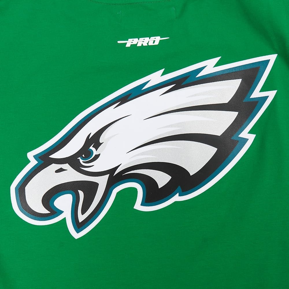 image:imagePro Standard Mens NFL Mesh Cotton Single Jersey Taping TeeKelly Green