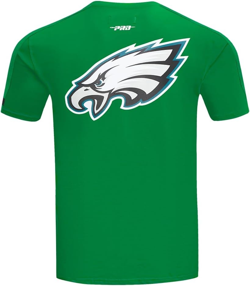 image:imagePro Standard Mens NFL Mesh Cotton Single Jersey Taping TeeKelly Green