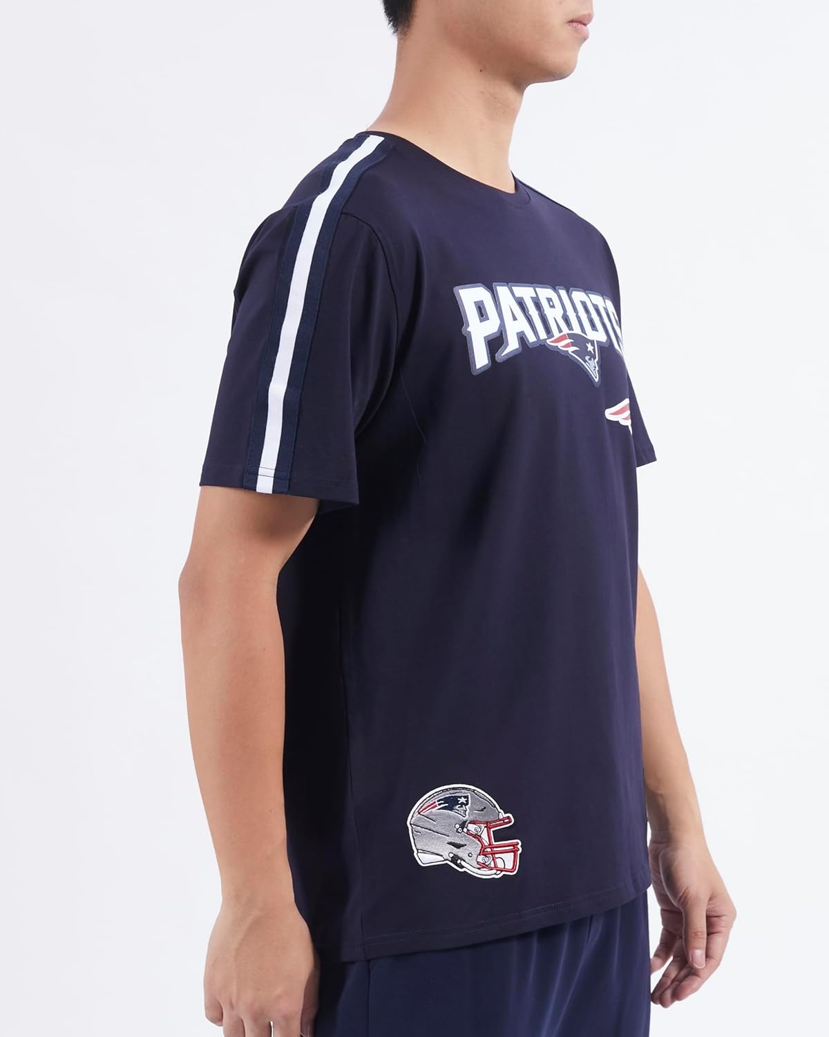 image:imagePro Standard Mens NFL Mesh Cotton Single Jersey Taping TeeMidnight Navy
