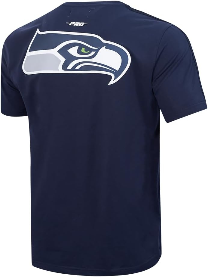 image:imagePro Standard Mens NFL Mesh Cotton Single Jersey Taping TeeMidnight Navy