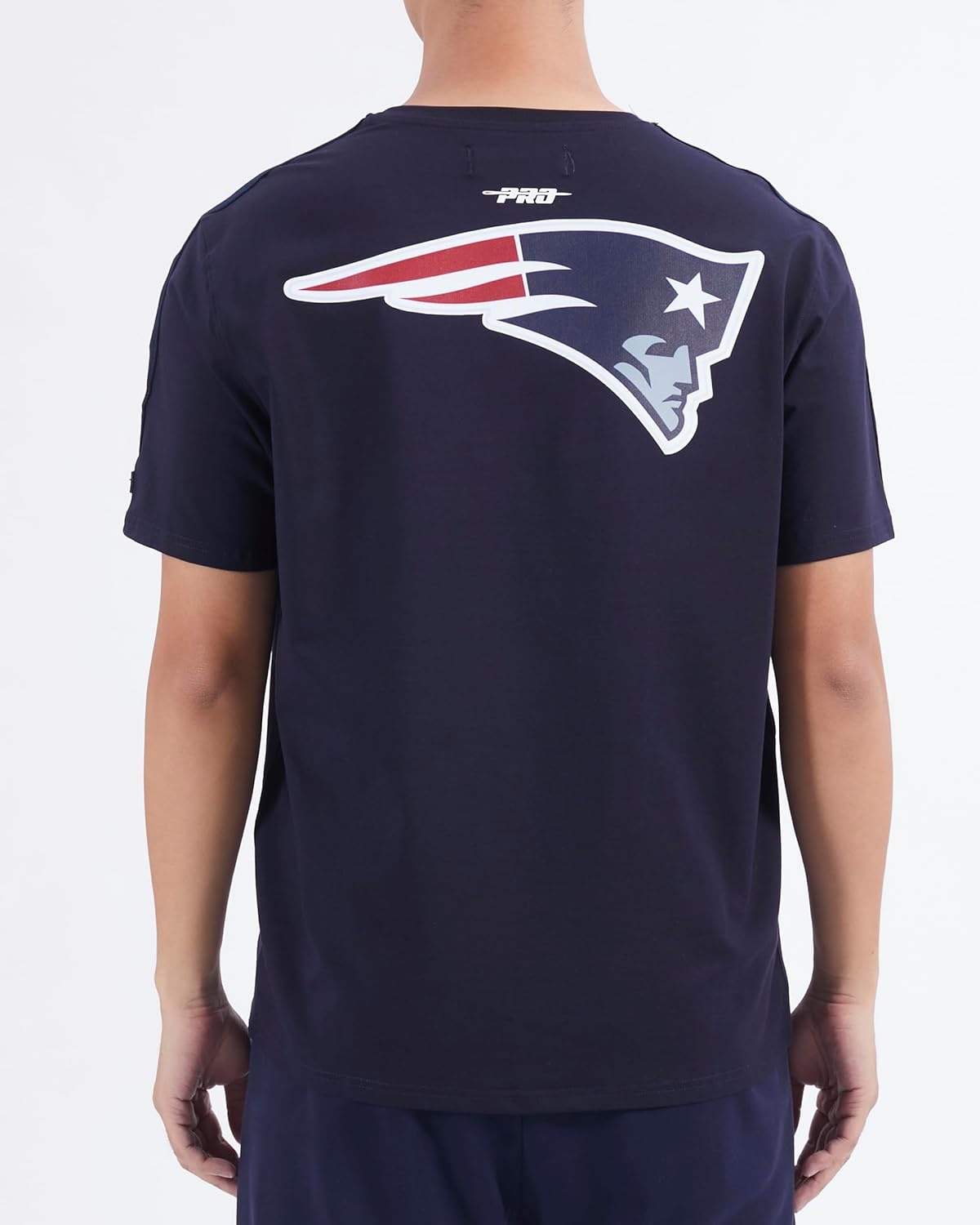 image:imagePro Standard Mens NFL Mesh Cotton Single Jersey Taping TeeMidnight Navy
