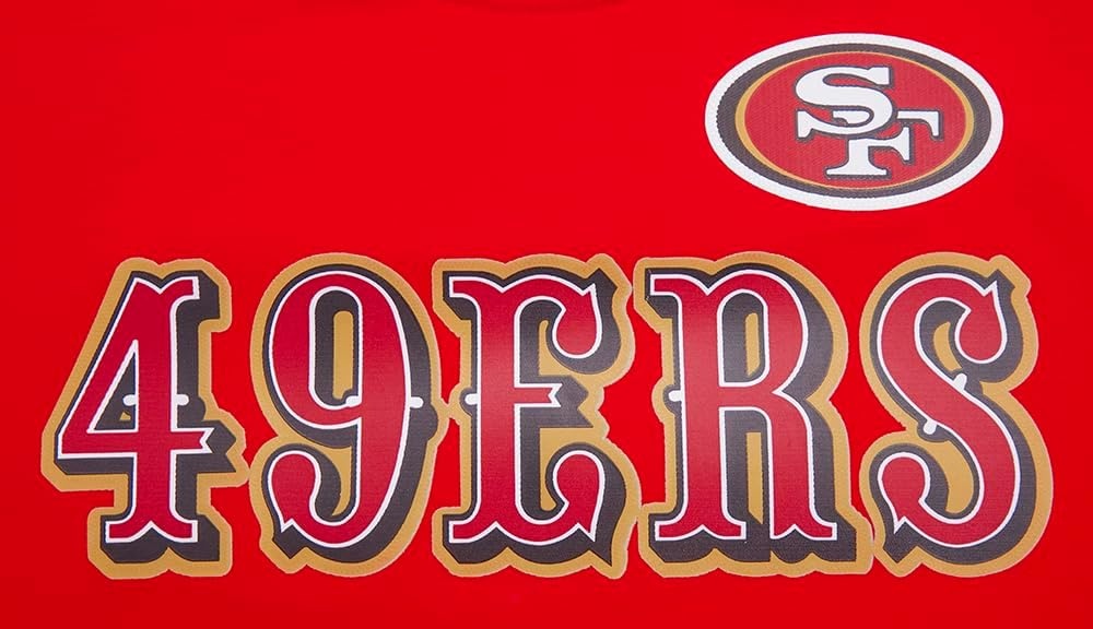 image:imagePro Standard Mens NFL Mesh Cotton Single Jersey Taping TeeRedBlack