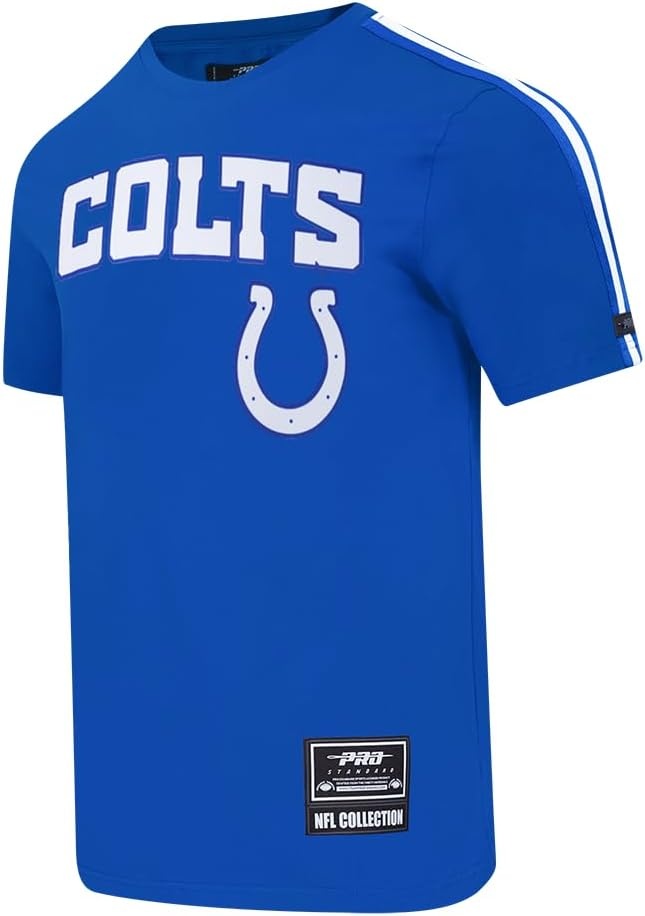 image:imagePro Standard Mens NFL Mesh Cotton Single Jersey Taping TeeRoyal Blue