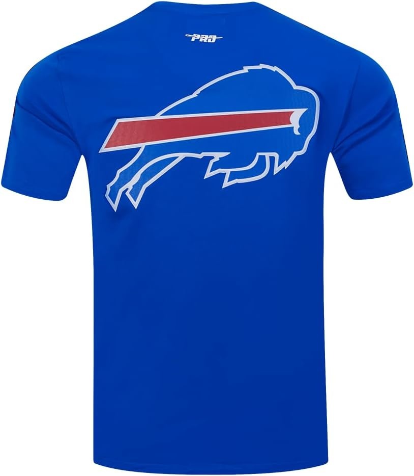 image:imagePro Standard Mens NFL Mesh Cotton Single Jersey Taping TeeRoyal BlueRed