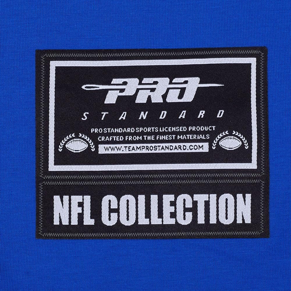 image:imagePro Standard Mens NFL Mesh Cotton Single Jersey Taping TeeRoyal BlueRed