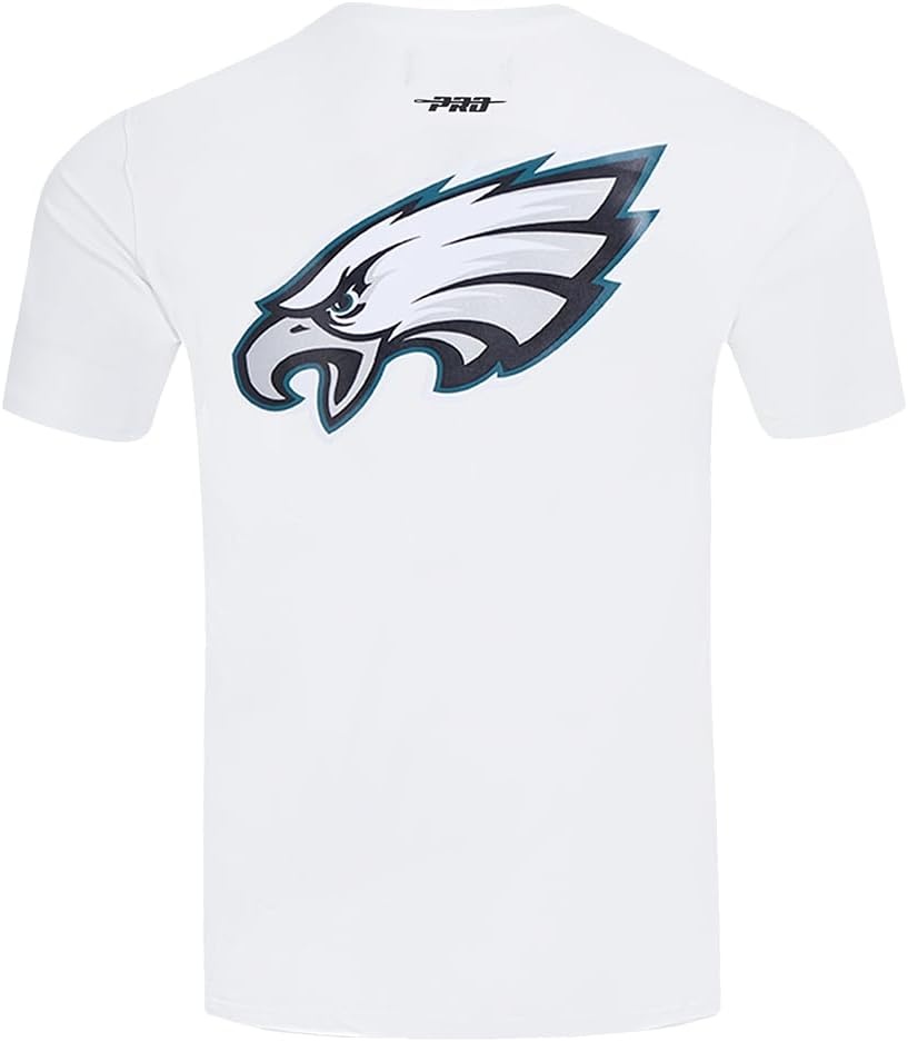image:imagePro Standard Mens NFL Mesh Cotton Single Jersey Taping TeeWhiteBlack