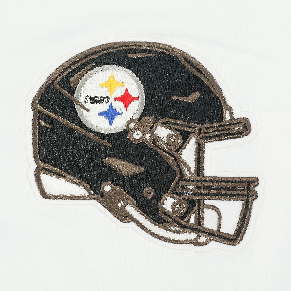 image:imagePro Standard Mens NFL Mesh Cotton Single Jersey Taping TeeWhiteBlack