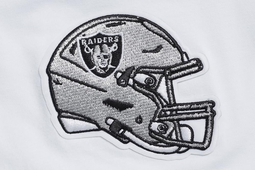 image:imagePro Standard Mens NFL Mesh Cotton Single Jersey Taping TeeWhiteBlack