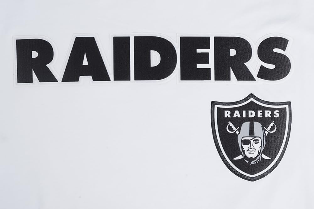 image:imagePro Standard Mens NFL Mesh Cotton Single Jersey Taping TeeWhiteBlack