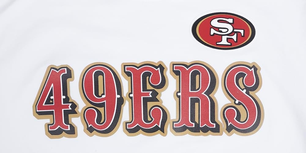 image:imagePro Standard Mens NFL Mesh Cotton Single Jersey Taping TeeWhiteRed