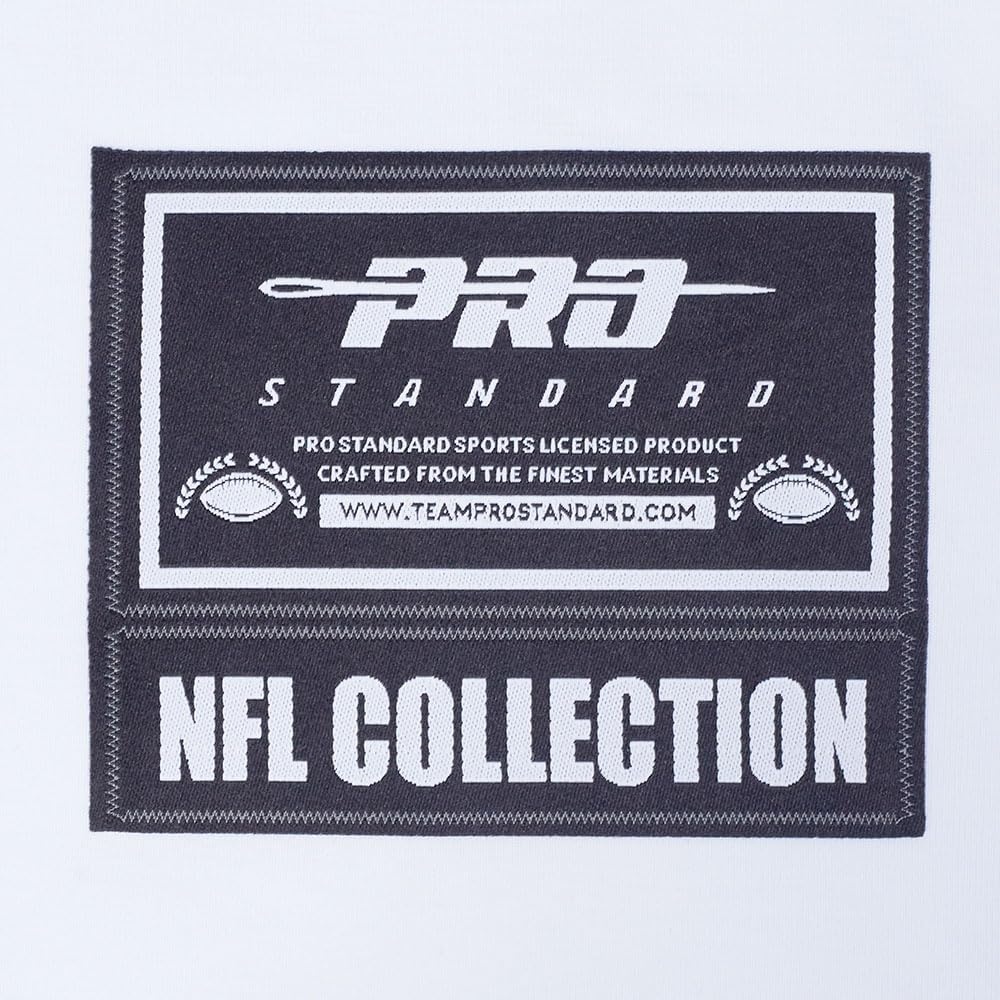 image:imagePro Standard Mens NFL Mesh Cotton Single Jersey Taping TeeWhiteUniversity Blue
