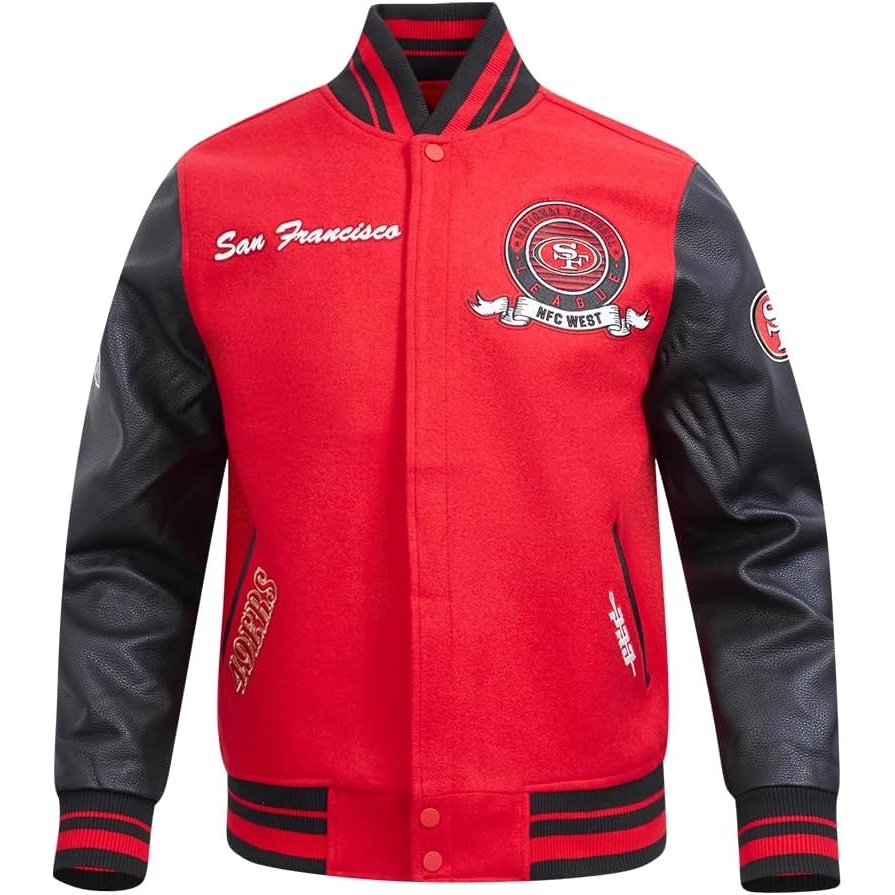 image:imagePro Standard Mens NFL Team Badge Varsity Jacket