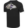 Pro Standard Mens NFL Mesh Cotton Single Jersey Taping Tee(Black)