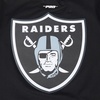 Pro Standard Mens NFL Mesh Cotton Single Jersey Taping Tee(Black/Gray)