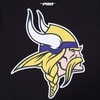 Pro Standard Mens NFL Mesh Cotton Single Jersey Taping Tee(Black/Purple)