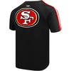 Pro Standard Mens NFL Mesh Cotton Single Jersey Taping Tee(Black/Red)