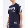 Pro Standard Mens NFL Mesh Cotton Single Jersey Taping Tee(Midnight Navy)