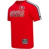 Pro Standard Mens NFL Mesh Cotton Single Jersey Taping Tee(Red/Black)