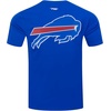 Pro Standard Mens NFL Mesh Cotton Single Jersey Taping Tee(Royal Blue/Red)