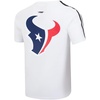 Pro Standard Mens NFL Mesh Cotton Single Jersey Taping Tee(White/Black)