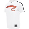 Pro Standard Mens NFL Mesh Cotton Single Jersey Taping Tee(White/Midnight Navy)