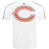 Pro Standard Mens NFL Mesh Cotton Single Jersey Taping Tee(White/Midnight Navy)