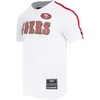 Pro Standard Mens NFL Mesh Cotton Single Jersey Taping Tee(White/Red)