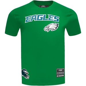 Pro Standard Mens NFL Mesh Cotton Single Jersey Taping Tee(Kelly Green)