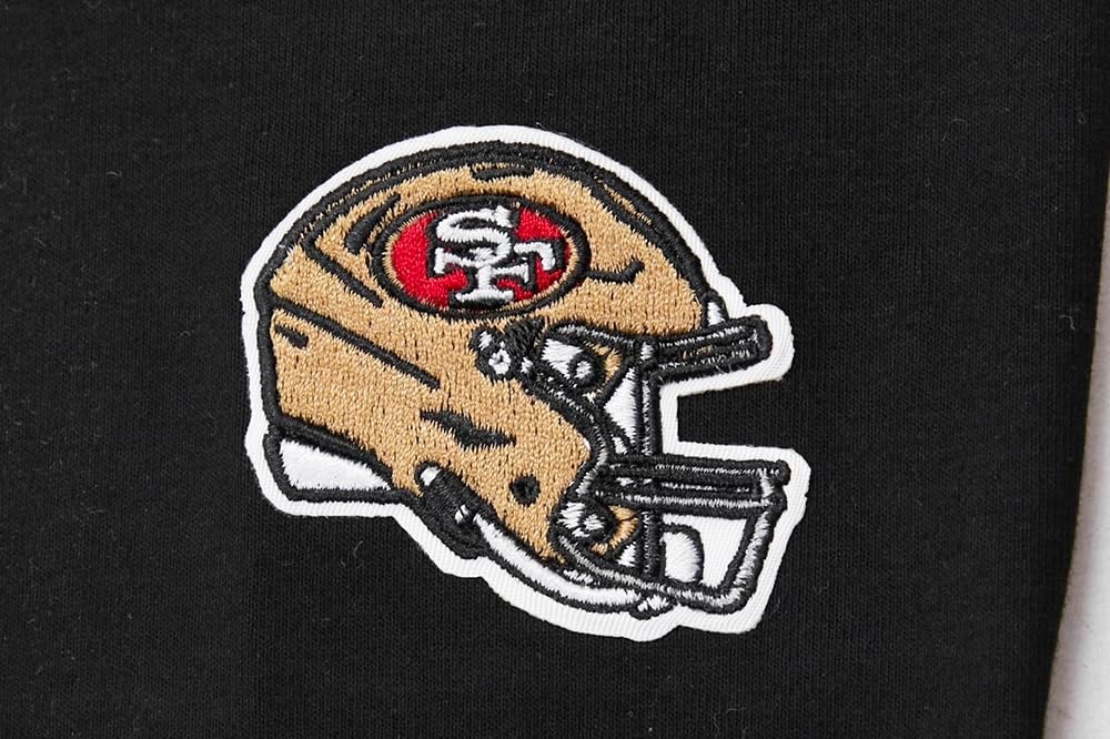 image:imagePro Standard Womens NFL San Francisco 49ers Classic Chenille Legging Black M Black Medium Cotton Span