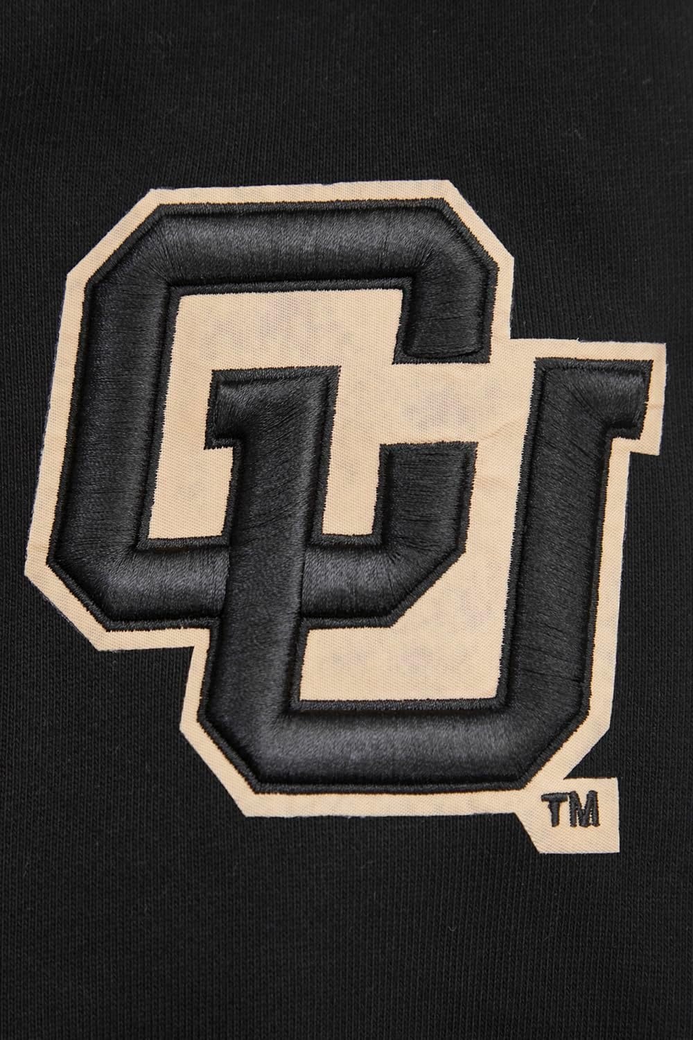 image:imagePro Standard NCAA mens Pro Standard Mens Classic Chenille Brushed Back French Terry Crewneck SweatshirtBlack