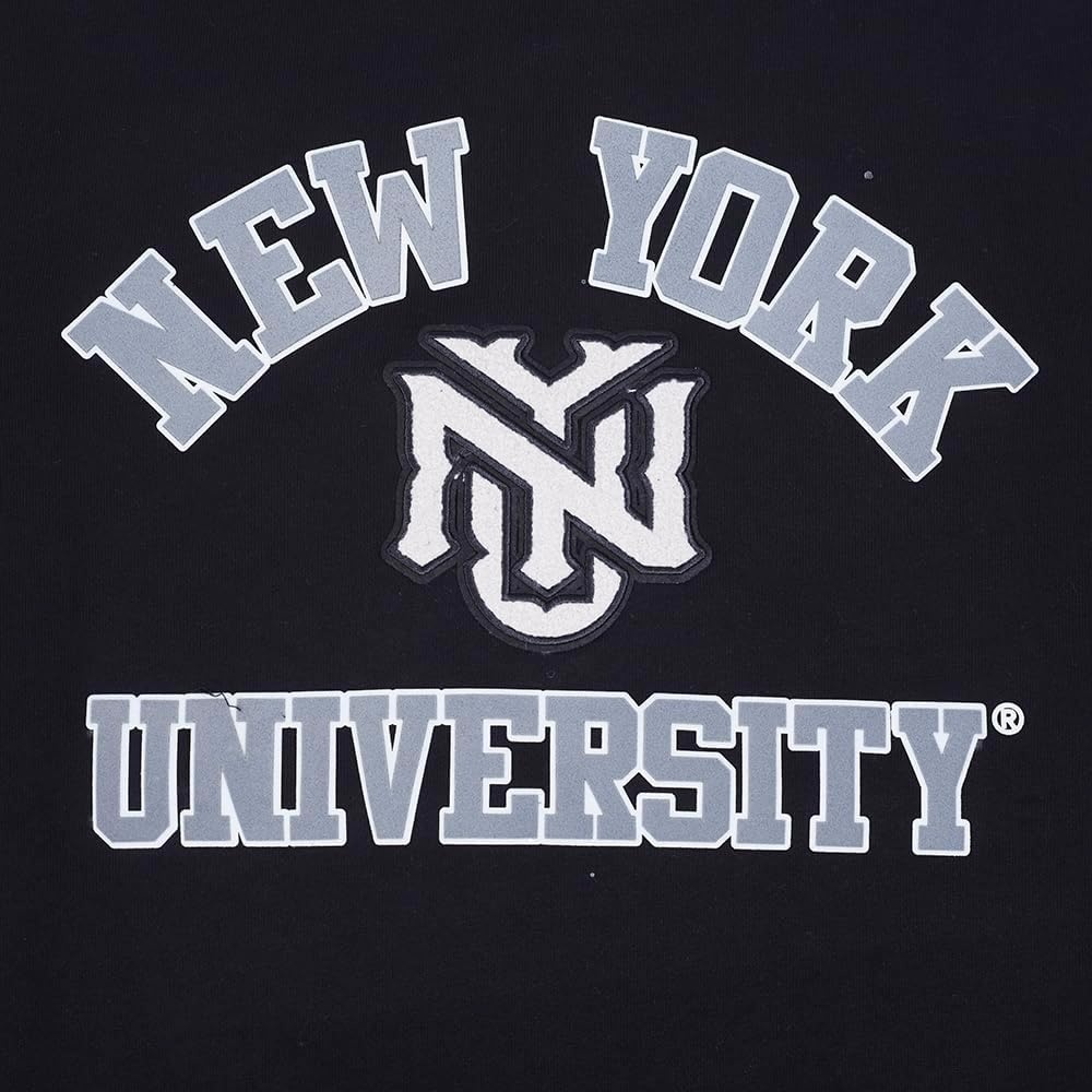image:imagePro Standard NCAA mens Pro Standard Mens Classic Chenille Brushed Back French Terry Crewneck SweatshirtBlack