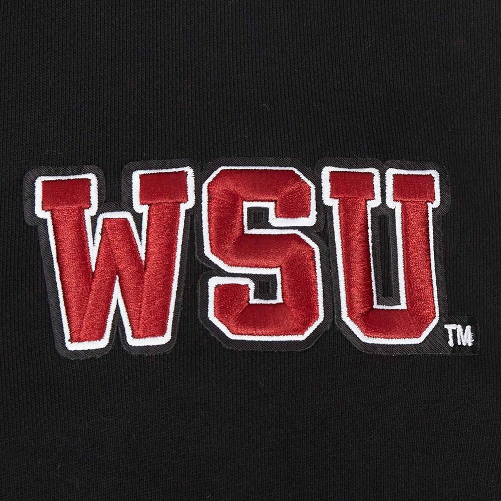 image:imagePro Standard NCAA mens Pro Standard Mens Classic Chenille Brushed Back French Terry Crewneck SweatshirtBlack
