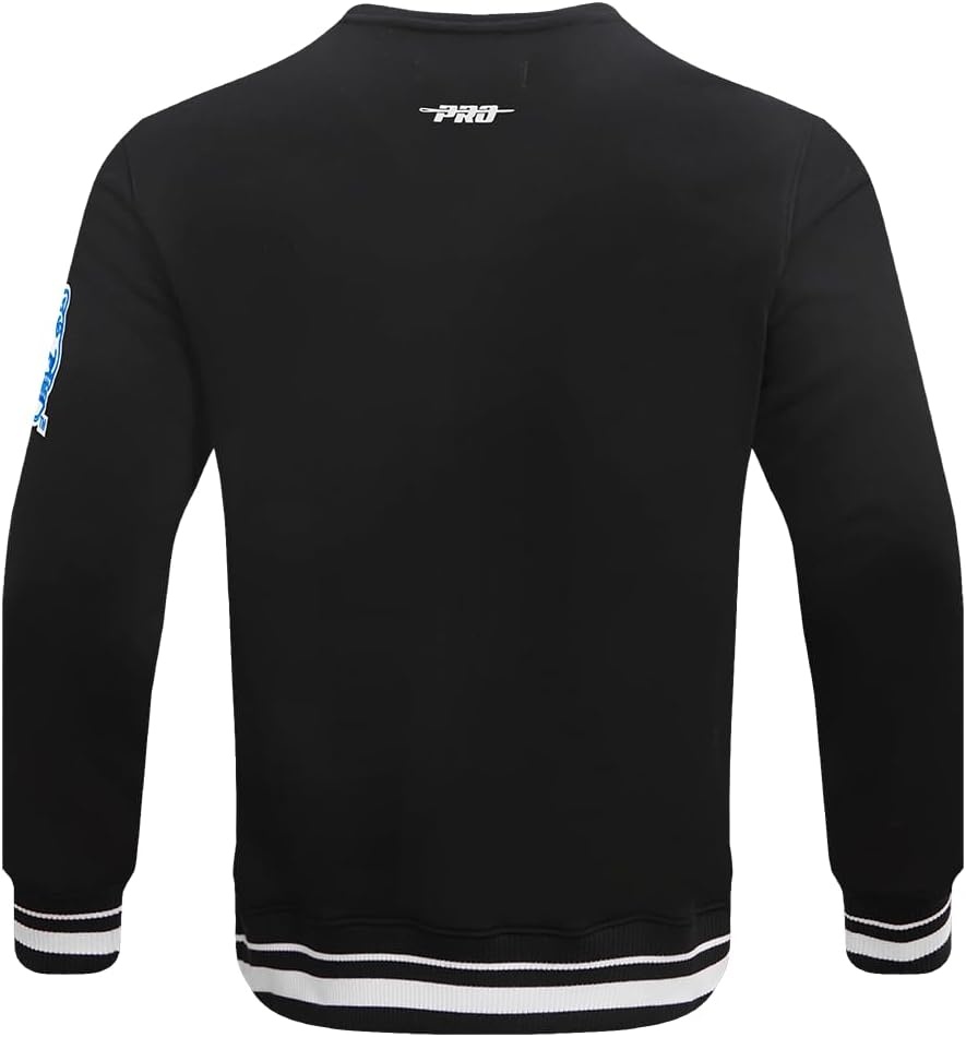 image:imagePro Standard NCAA mens Pro Standard Mens Classic Chenille Brushed Back French Terry Crewneck SweatshirtBlack