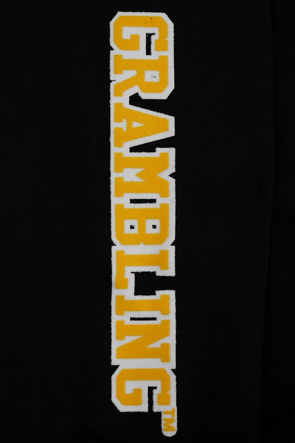 image:imagePro Standard NCAA mens Pro Standard Mens Classic Chenille Brushed Back French Terry Crewneck SweatshirtBlackYellow