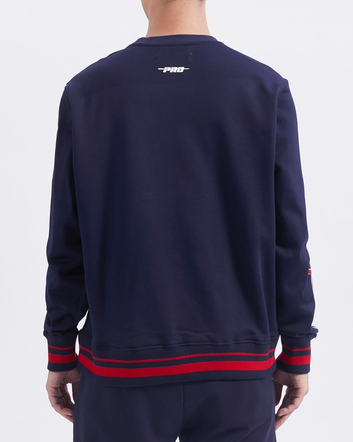 image:imagePro Standard NCAA mens Pro Standard Mens Classic Chenille Brushed Back French Terry Crewneck SweatshirtTeam Color