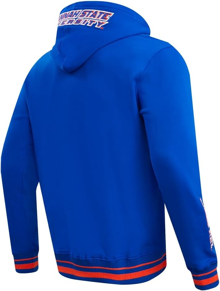 image:imagePro Standard NCAA mens Pro Standard Mens Classic Chenille Brushed Back French Terry Crewneck SweatshirtTeam Color