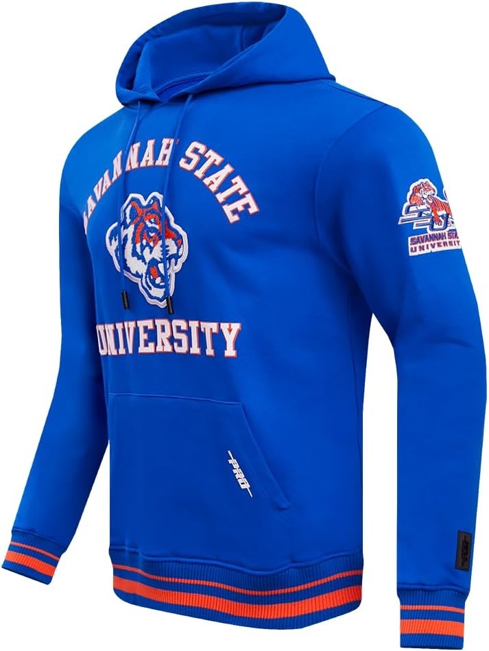 image:imagePro Standard NCAA mens Pro Standard Mens Classic Chenille Brushed Back French Terry Crewneck SweatshirtTeam Color