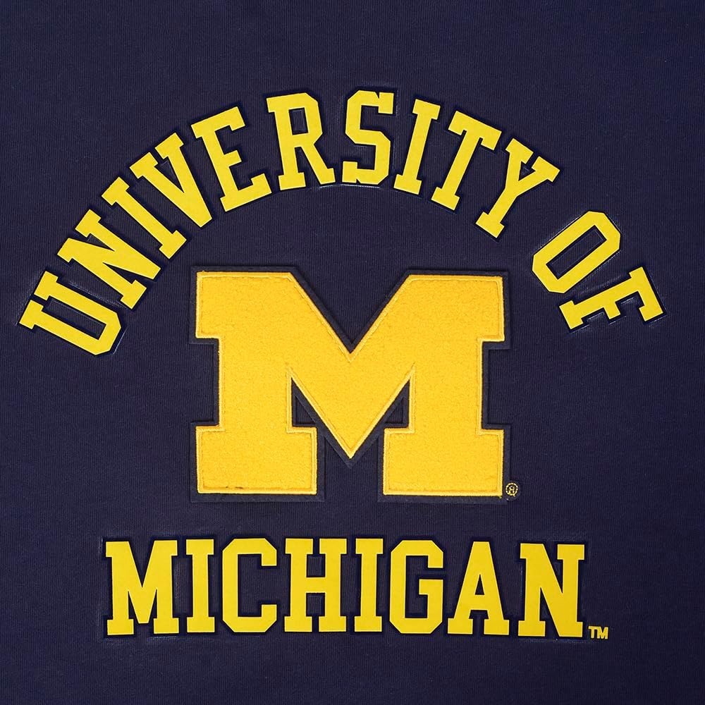 image:imagePro Standard NCAA mens Pro Standard Mens Classic Chenille Brushed Back French Terry Crewneck SweatshirtTeam Color