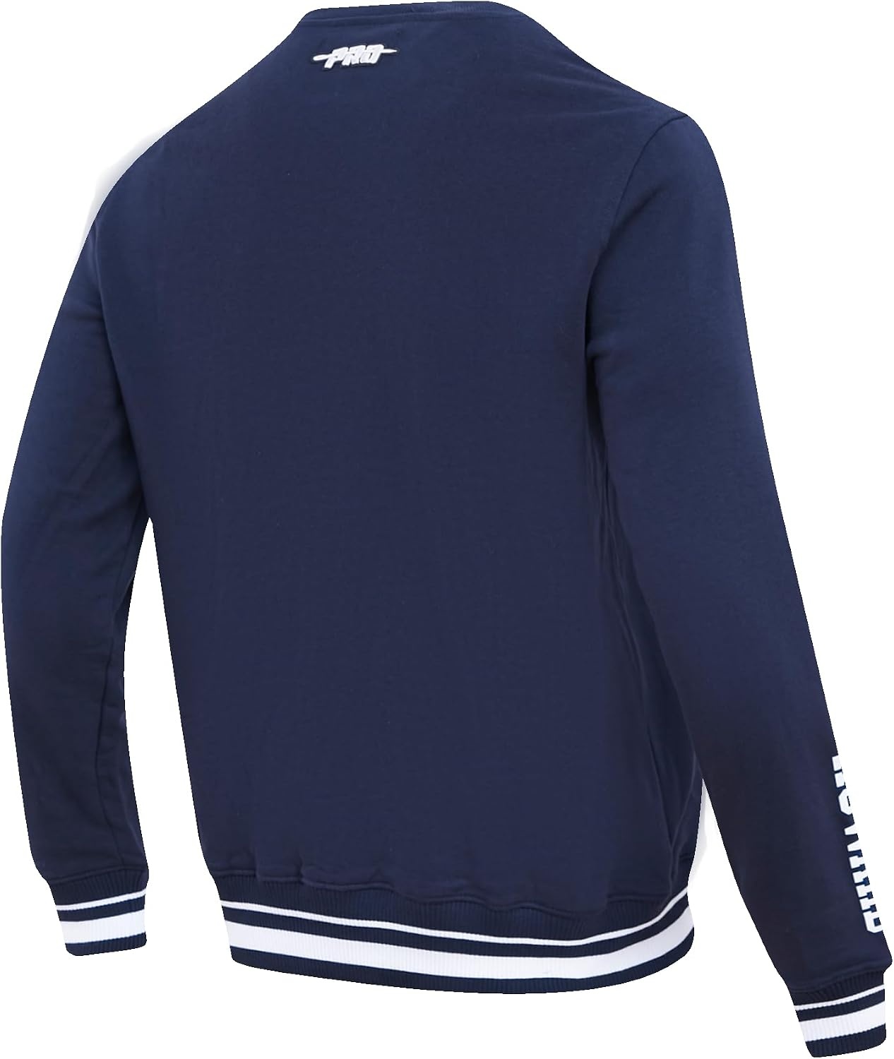 image:imagePro Standard NCAA mens Pro Standard Mens Classic Chenille Brushed Back French Terry Crewneck SweatshirtTeam Color